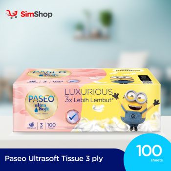 Paseo Ultrasoft Facial Soft Pack 100's (Minion 2)